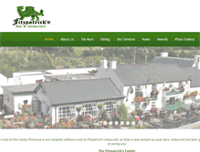 Tablet Screenshot of fitzpatricks-restaurant.com